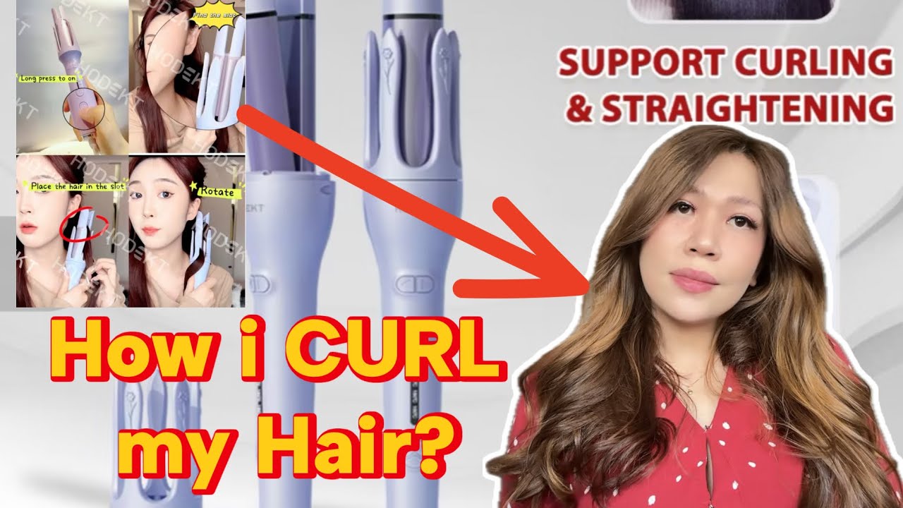 USING HODEKT STYLE HAIR CURLER AND HAIR STRAIGHTENER 2 IN 1 
