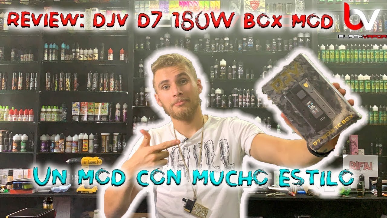 Review: DJV D7 180W Box Mod | &iexcl;Un mod con mucho estilo! 😎