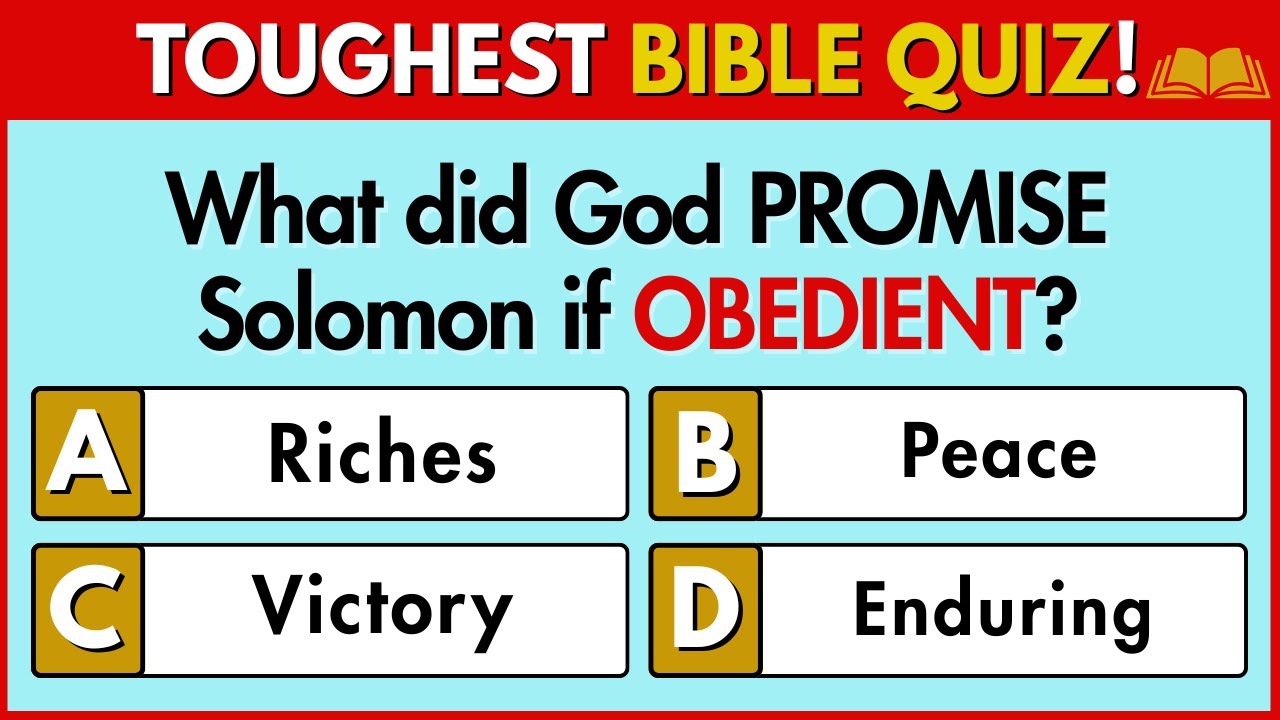 💰 Test Your Knowledge on Solomon's GOLD, WEALTH, & Temple! #biblequiz