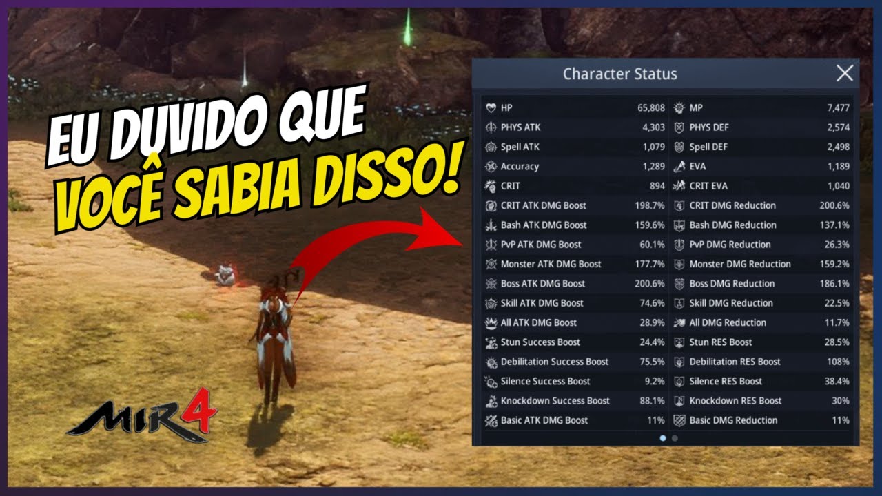 FAÇA ISSO NOS SEUS STATUS E SEJA O MAIS FORTE DO SERVER NO MIR4