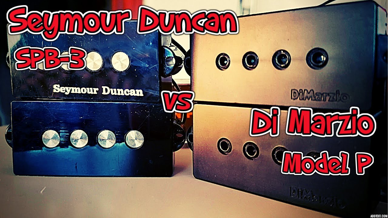 Di Marzio Model P kontra Seymour Duncan SPB-3