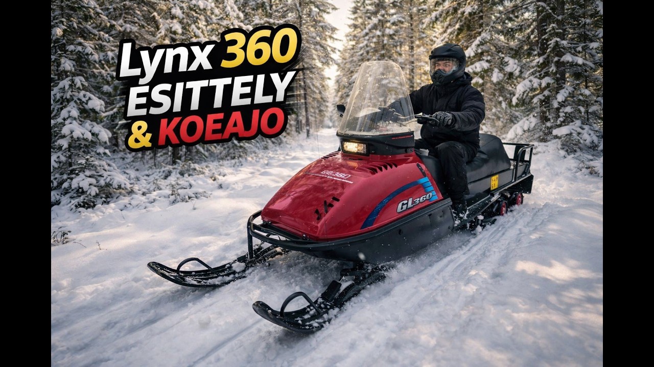 Lynx 360 esittely ja koeajo, sekä uusia vikoja