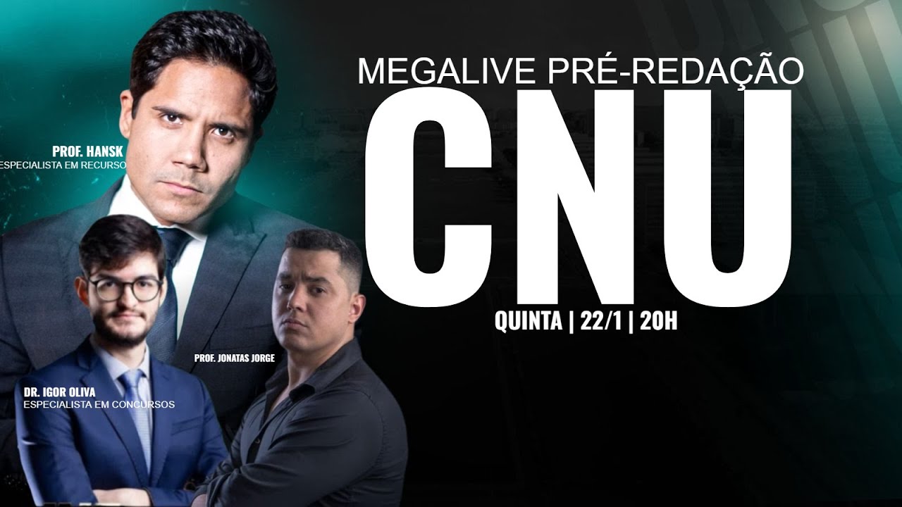 Concurso CNU: problemas, dúvidas e próximas fases, banca FGV (Dr. Igor, Prof. Jonatas)