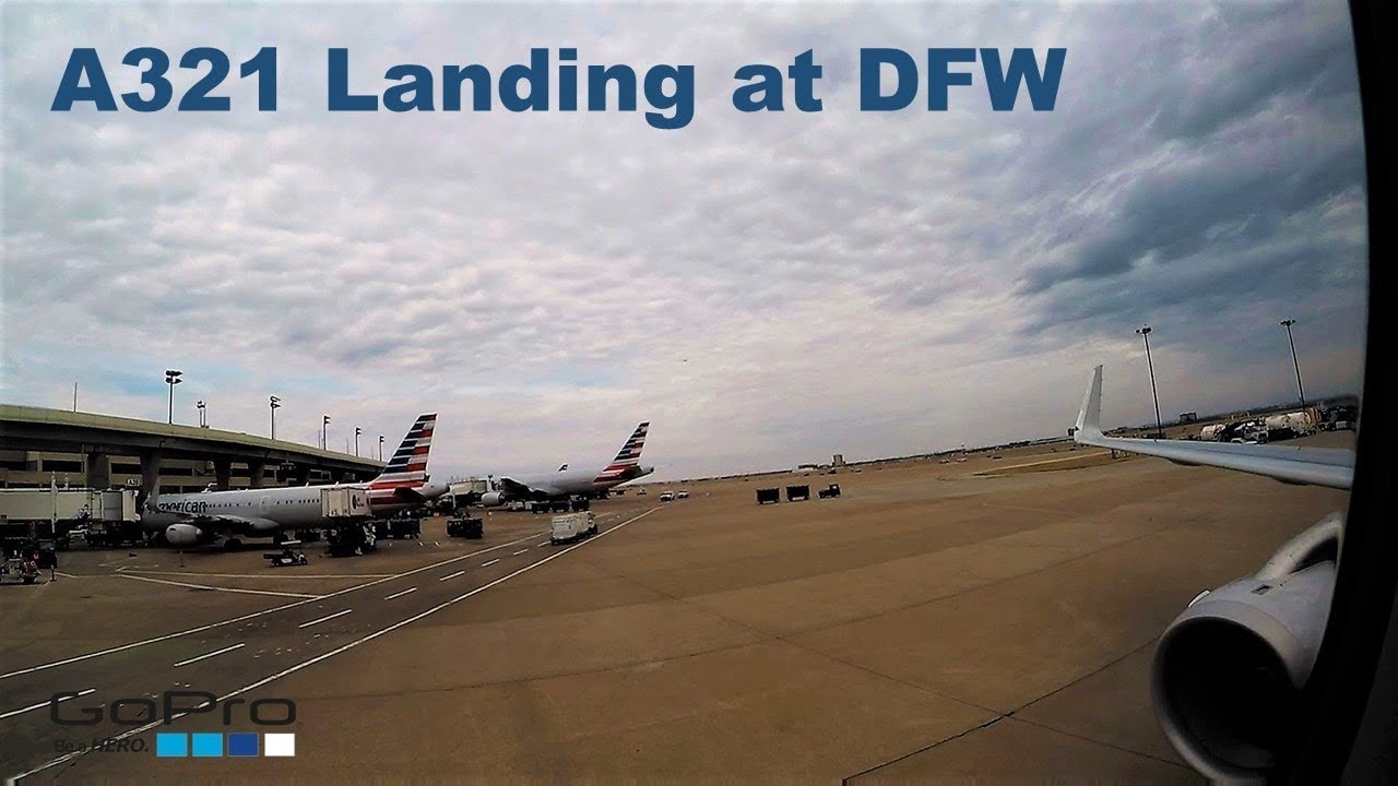 A321-200 Landing & Taxi at Dallas/Fort Worth :: American Airlines