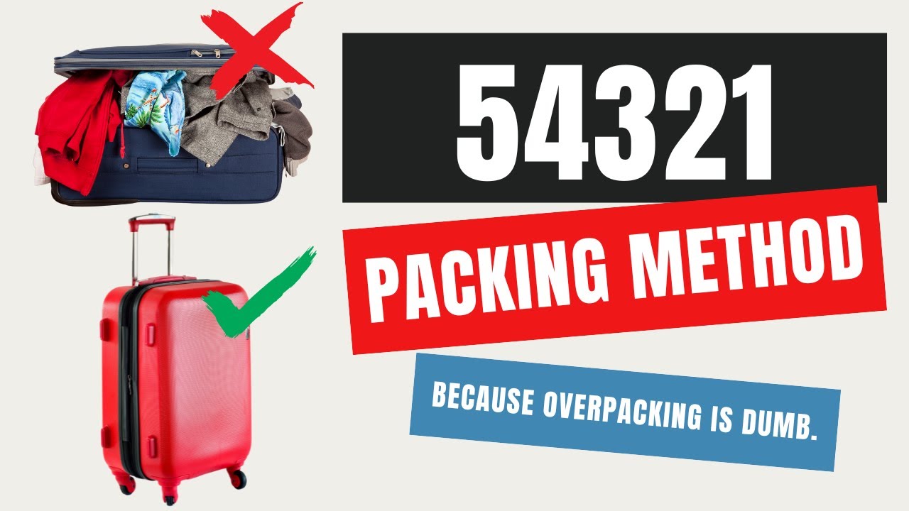 Stop Overpacking Minimalist Travel Capsule Carry On Only. 5 4 3 2 1 Method (Travel Light & Smart!)