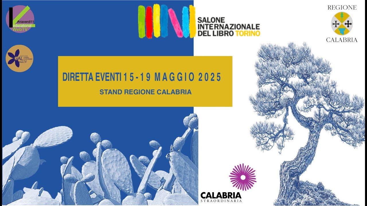 15 maggio - Salone Internazionale del Libro di Torino - Stand Regione Calabria - 2025