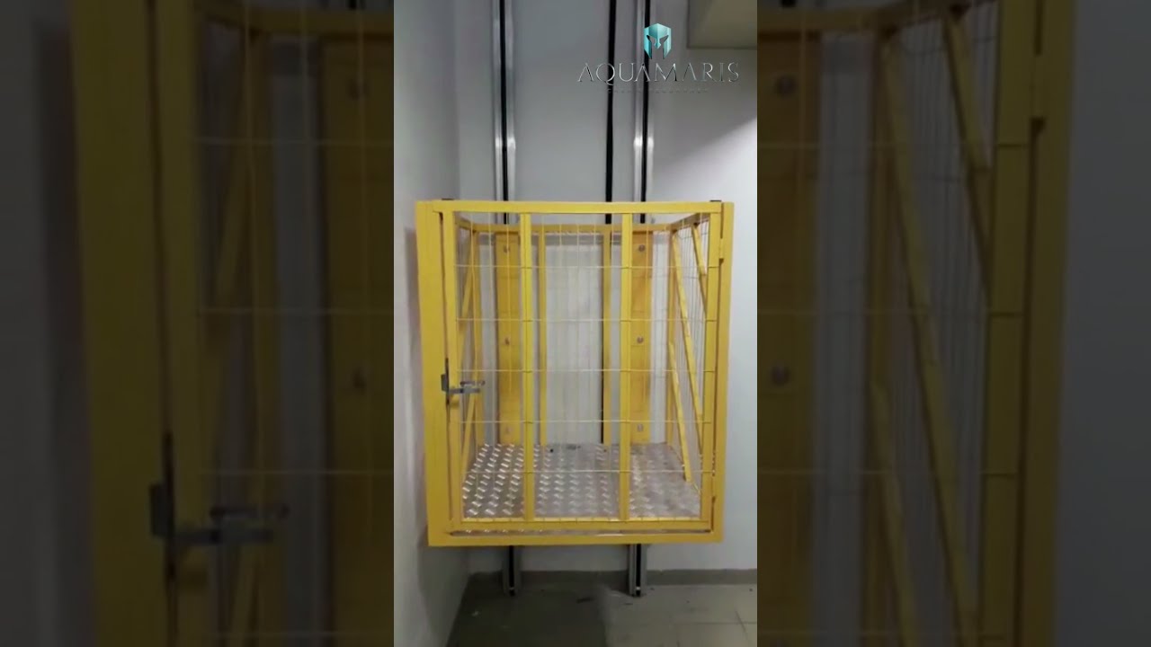 Elevador Monta Carga Rossi instalado com cabine para 200kg #shorts