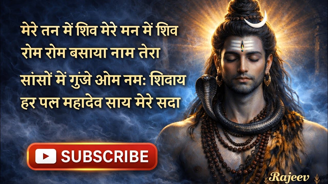 मेरी सांसों में तेरा ही नाम रे | Shiv Bhajan | Meditation Shiv Bhajan | भोलेनाथ भजनl shiv bhajan new