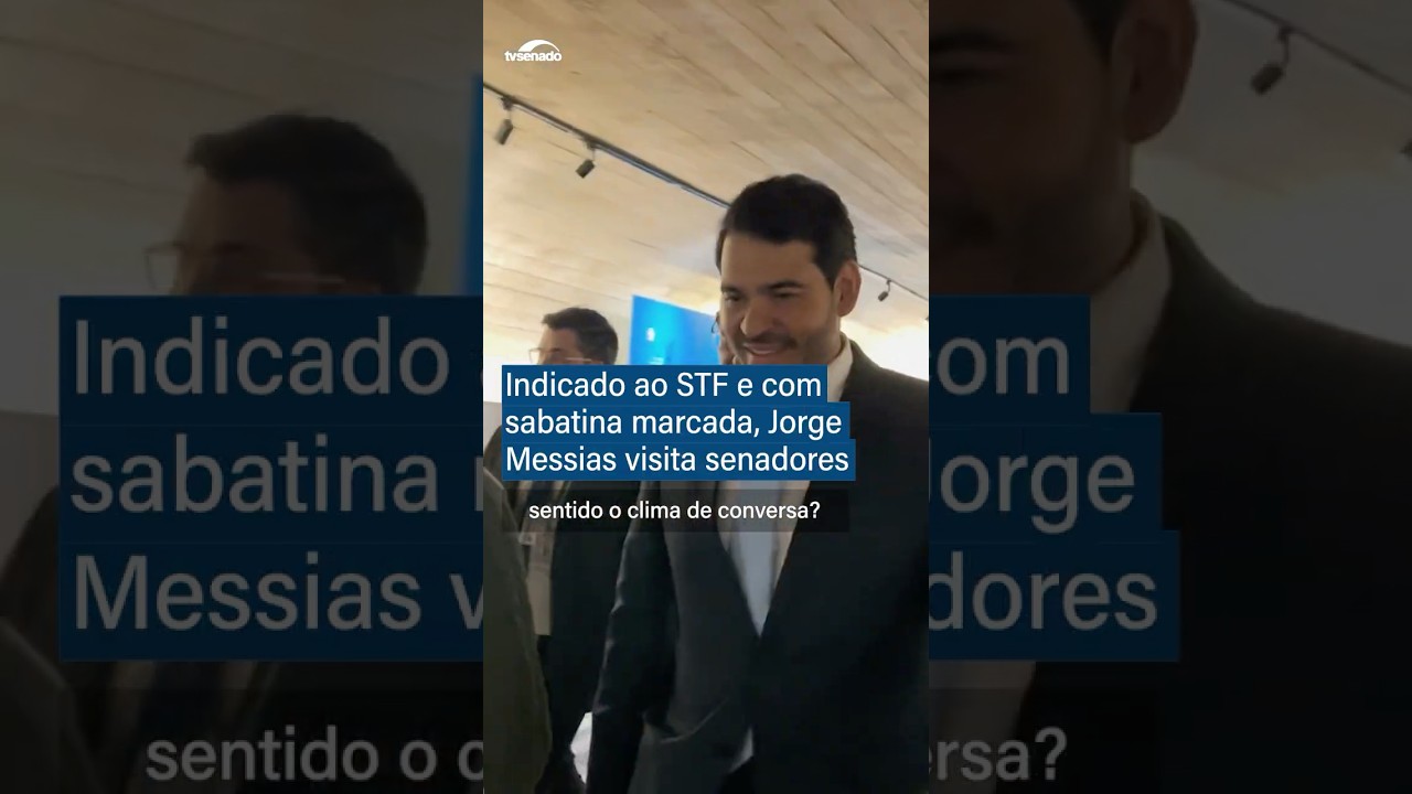Indicado ao STF e com sabatina marcada, Jorge Messias visita senadores 