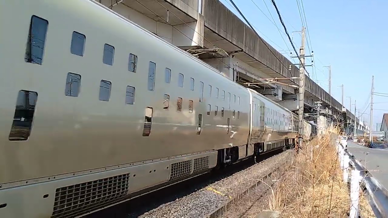 【TRAIN SUITE 四季島 1泊2日コース/冬】(一日目）E001系 宇都宮線 雀宮-石橋 