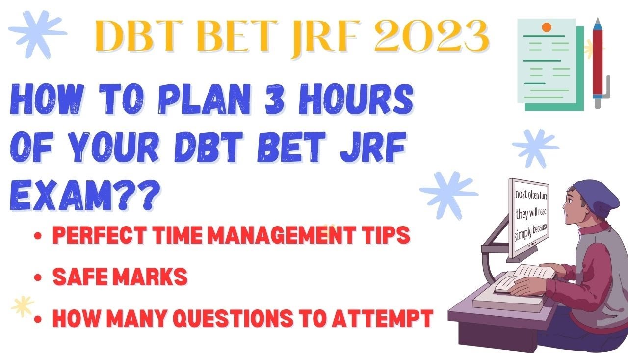 How i planned my 3 hours of DBT BET JRF 2023 Exam?? 100% working time plan!! All the Best!!