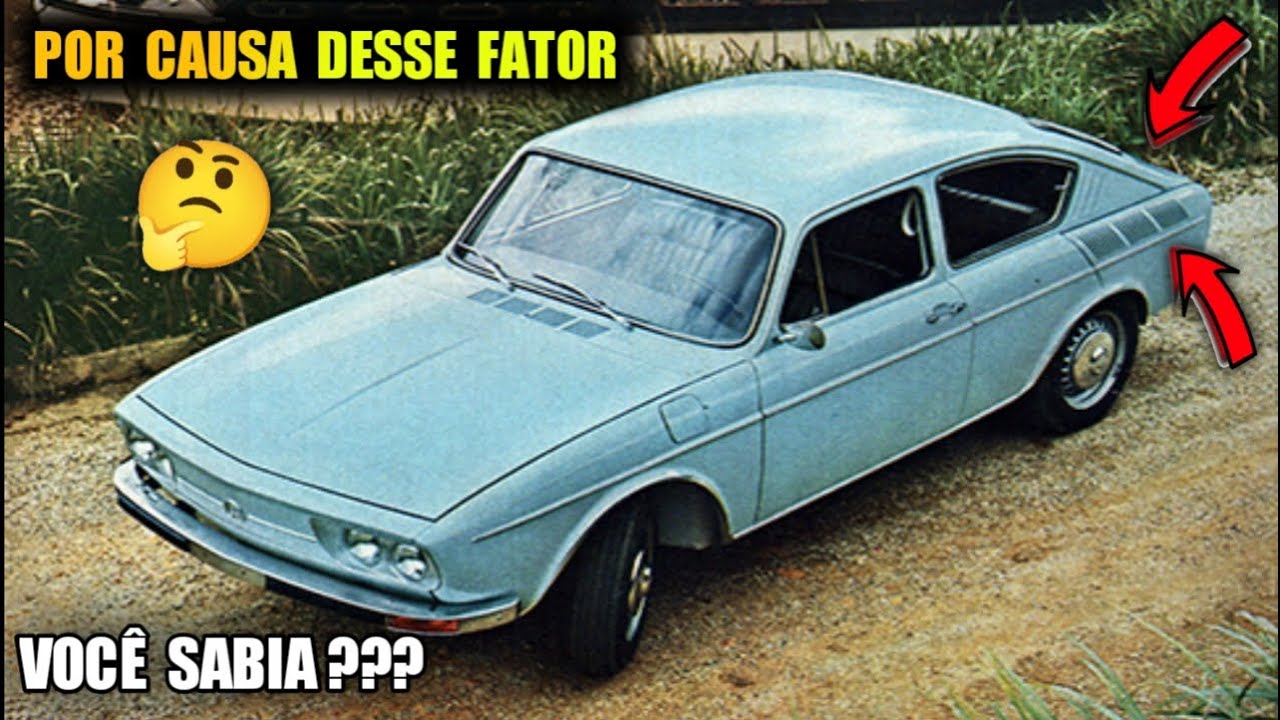 A história do VW 1600 TL. O belo fastback que teve uma curta trajetória por causa de um fator