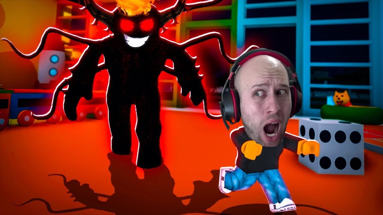הצילו המפלצת הכי מפחידה ברובלוקס מנסה להרוג אותי ! | Daycare 2 🎈 (Story)