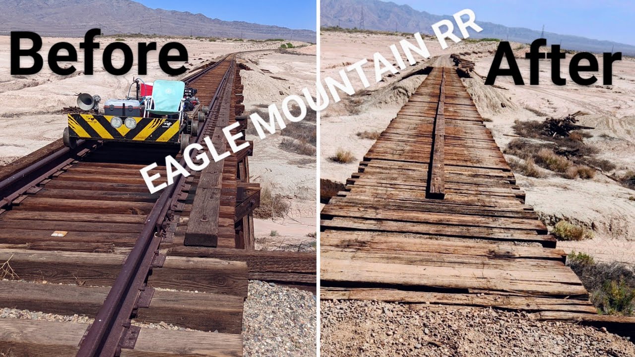 The EAGLE MOUNTAIN RR. it's gone forever  (april 2023)