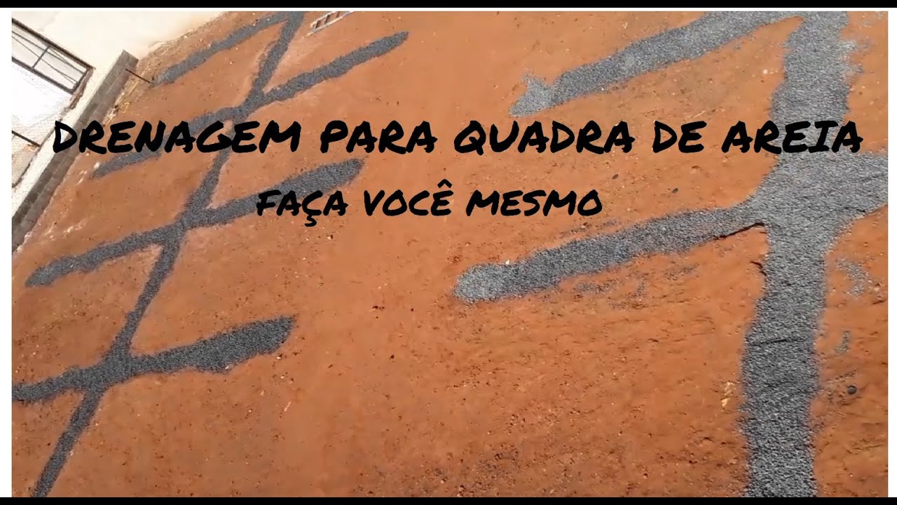DRENAGEM PARA QUADRAS DE AREIA   TEORIA
