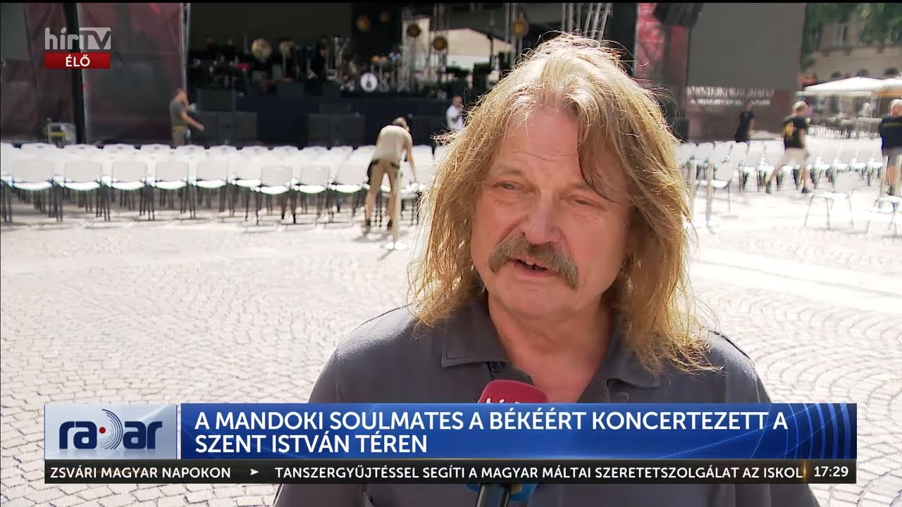 Radar - A Mándoki Soulmates a békéért koncertezett a Szent István téren (2024-08-21) - HÍR TV