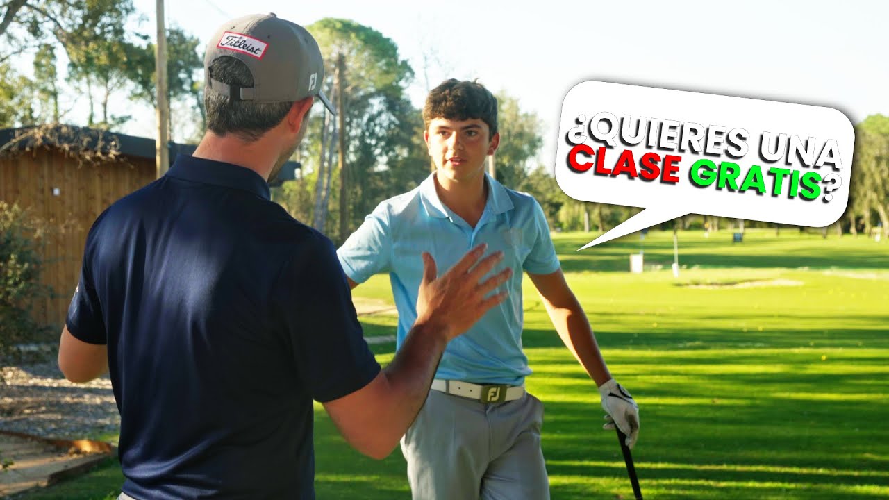 Clase de Golf a un DESCONOCIDO (Handicap 3)