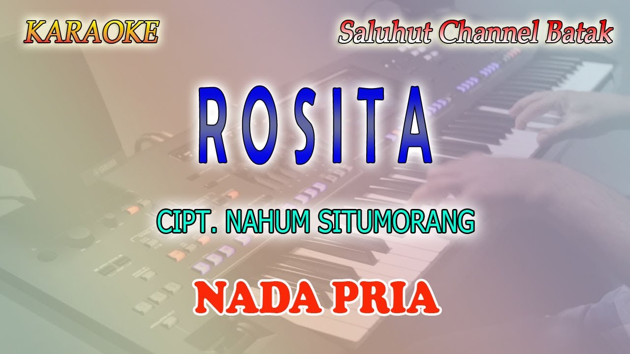 ROSITA ll KARAOKE BATAK ll MARSADA BAND ll NADA PRIA B=DO