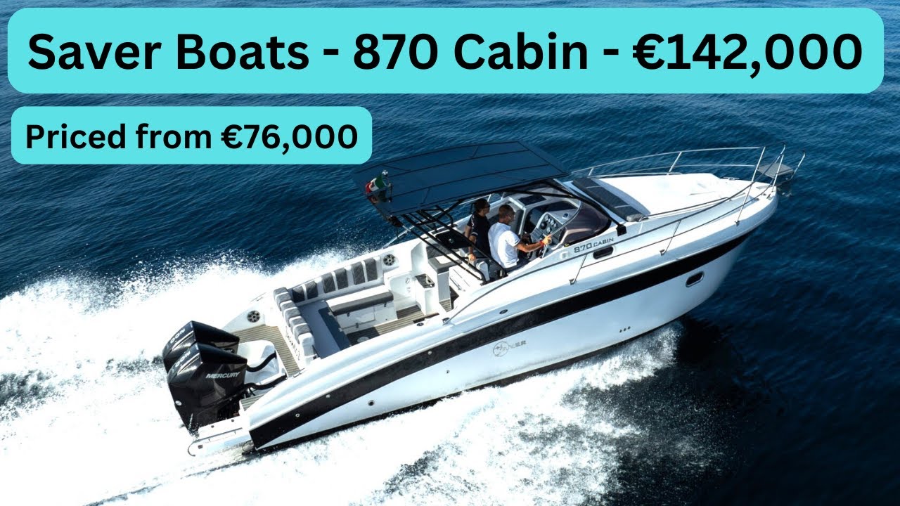 Экскурсия по выставке лодок — каюта Saver 870 Cabin, € Saver 870 Cabin — цена здесь 142 000 евро,...