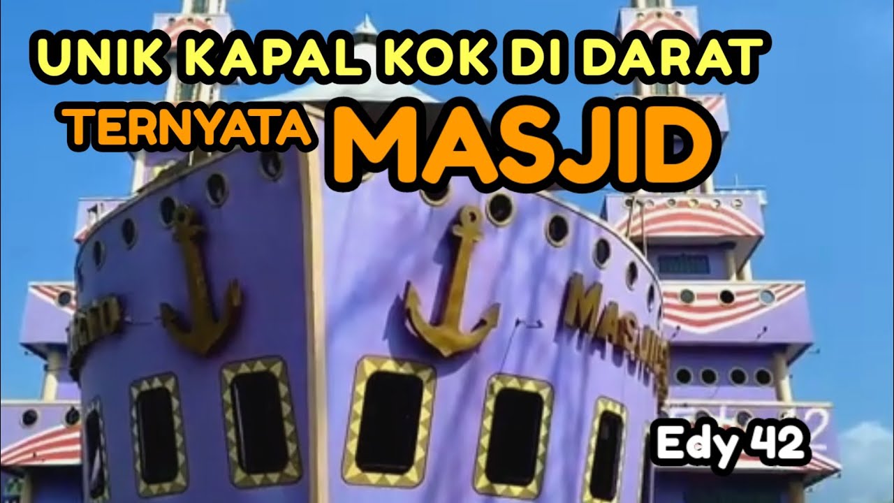 masjid unik di sukabumi | Masjid berbentuk perahu