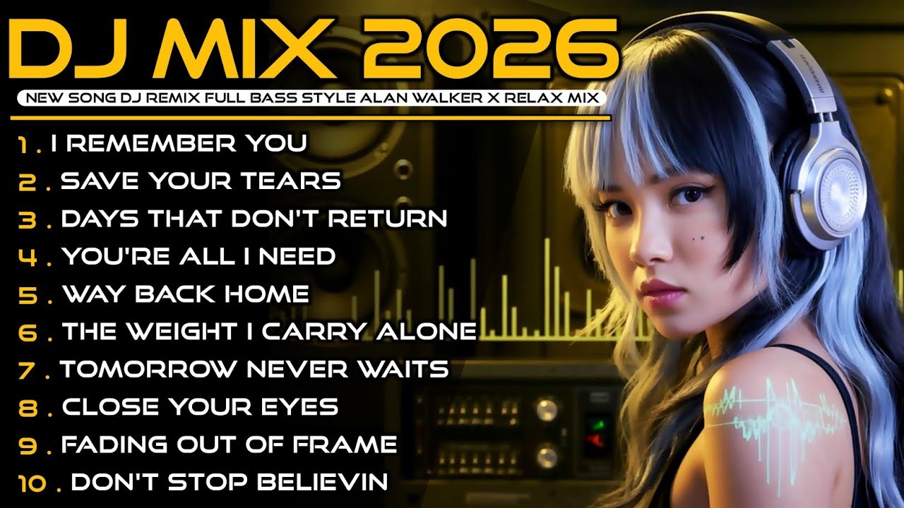 Best Dj Remix Collection 2026 | Alan Walker Style Full Album 2026 #EDM #chill #remixsong