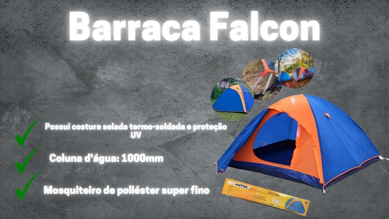 Barraca iglu para camping acampamento com avan&ccedil;o Falcon Nautika