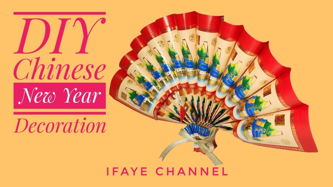 DIY Chinese New Year Decoration / Red Envelopes Peacock Making