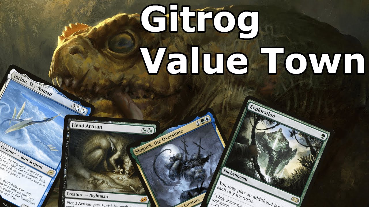 VALUE TOWN!  BUG Gitrog Monster Control with Fiend Artisan and Slogurk, the Overslime (Legacy MTG)
