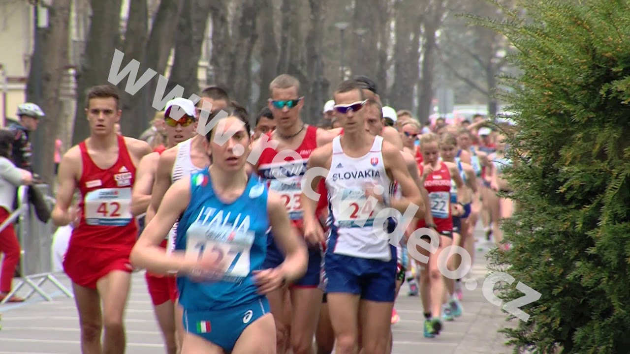 ČR - SR - sport - chodec - Matej T&oacute;th - z&aacute;vody - chůze