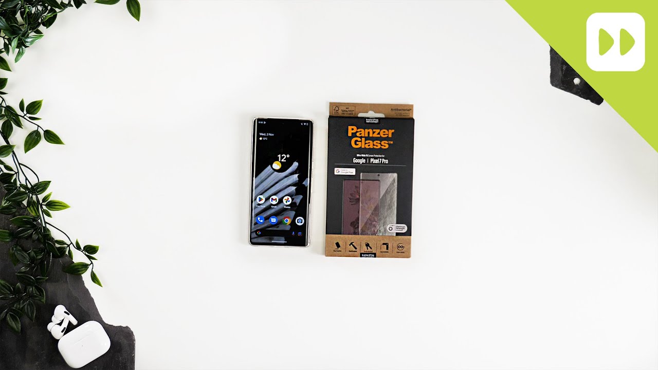 Panzer Antibacterial Screen Protector Installation Google Pixel 7 Pro