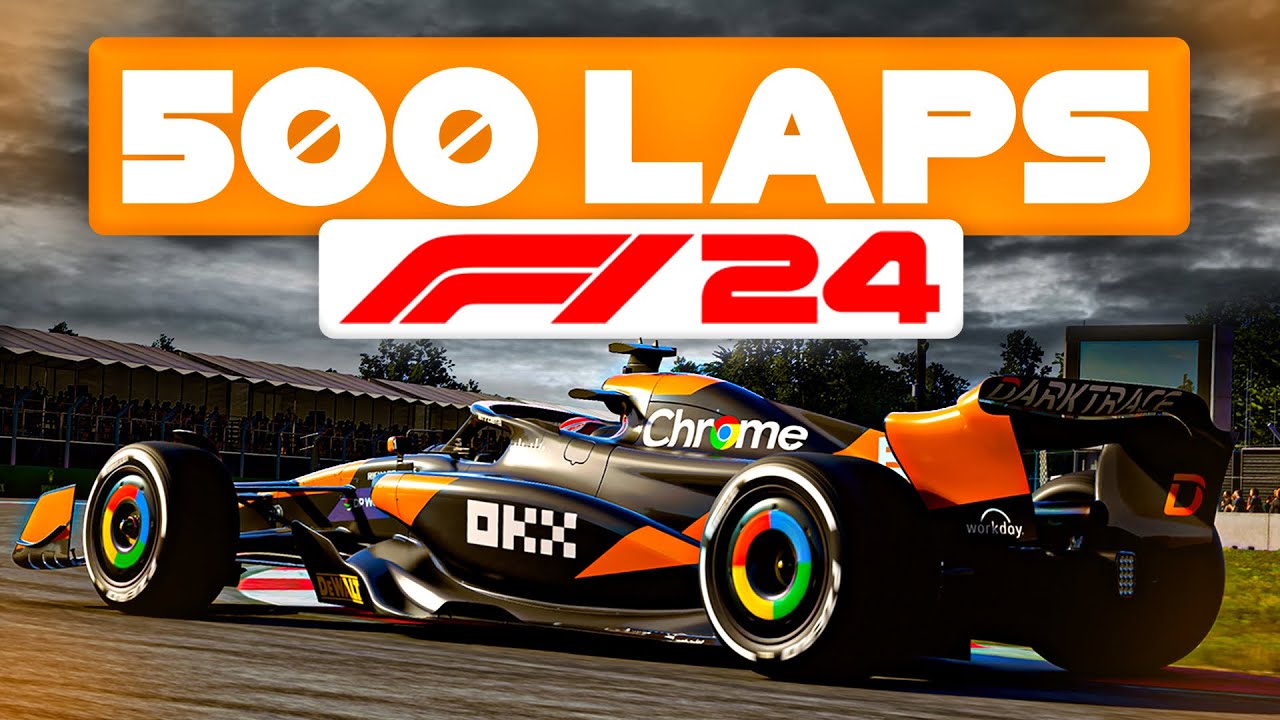 I Drove My FIRST 500 Laps Around ONE TRACK On F1 24