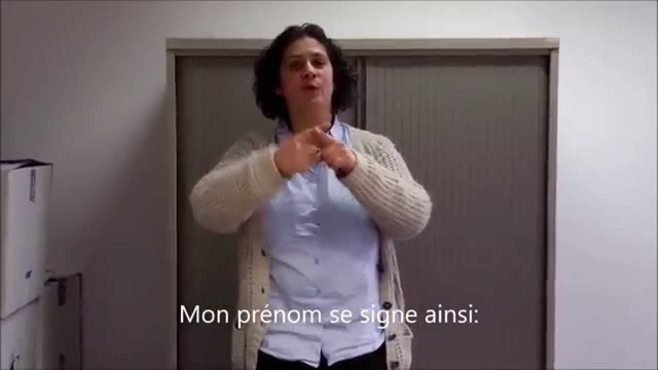 Traduction et interpr&eacute;tation Marie Haps - LSFB - Un nom sign&eacute;
