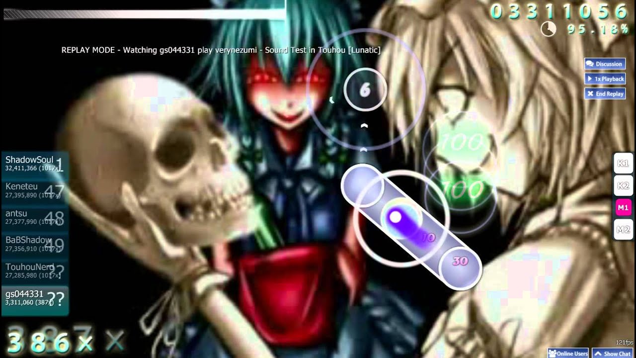 gs044331  verynezumi - Sound Test in Touhou Lunatic]