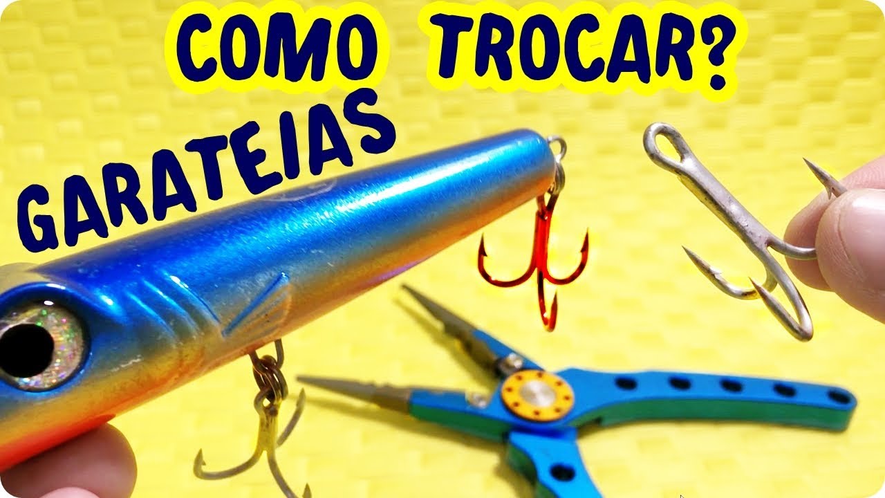 Como Trocar a Garateia da Isca Artificial [Pescas e Dicas]