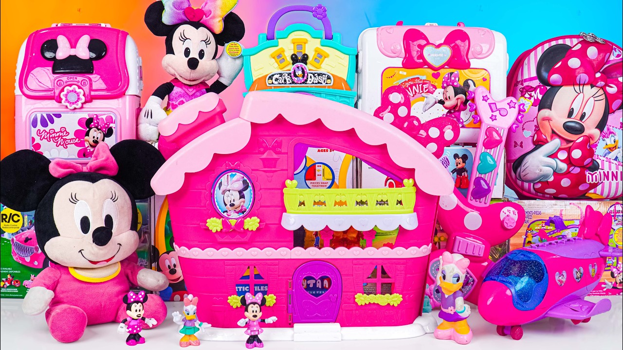 Satisfying with Unboxing Disney Minnie Mouse House Playset, Toys Collection | Review Toys ASMR