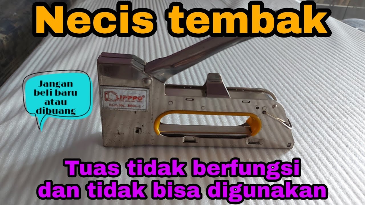 Tutorial service dan bongkar pasang necis tembak