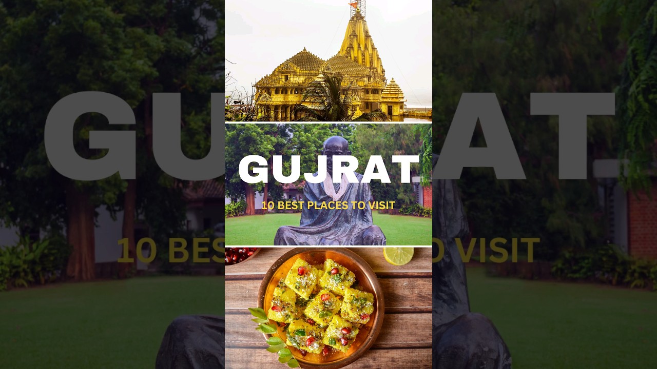 10 Best places to visit in Gujarat #india #gujarat #travel #holidays #somnath #dwarka