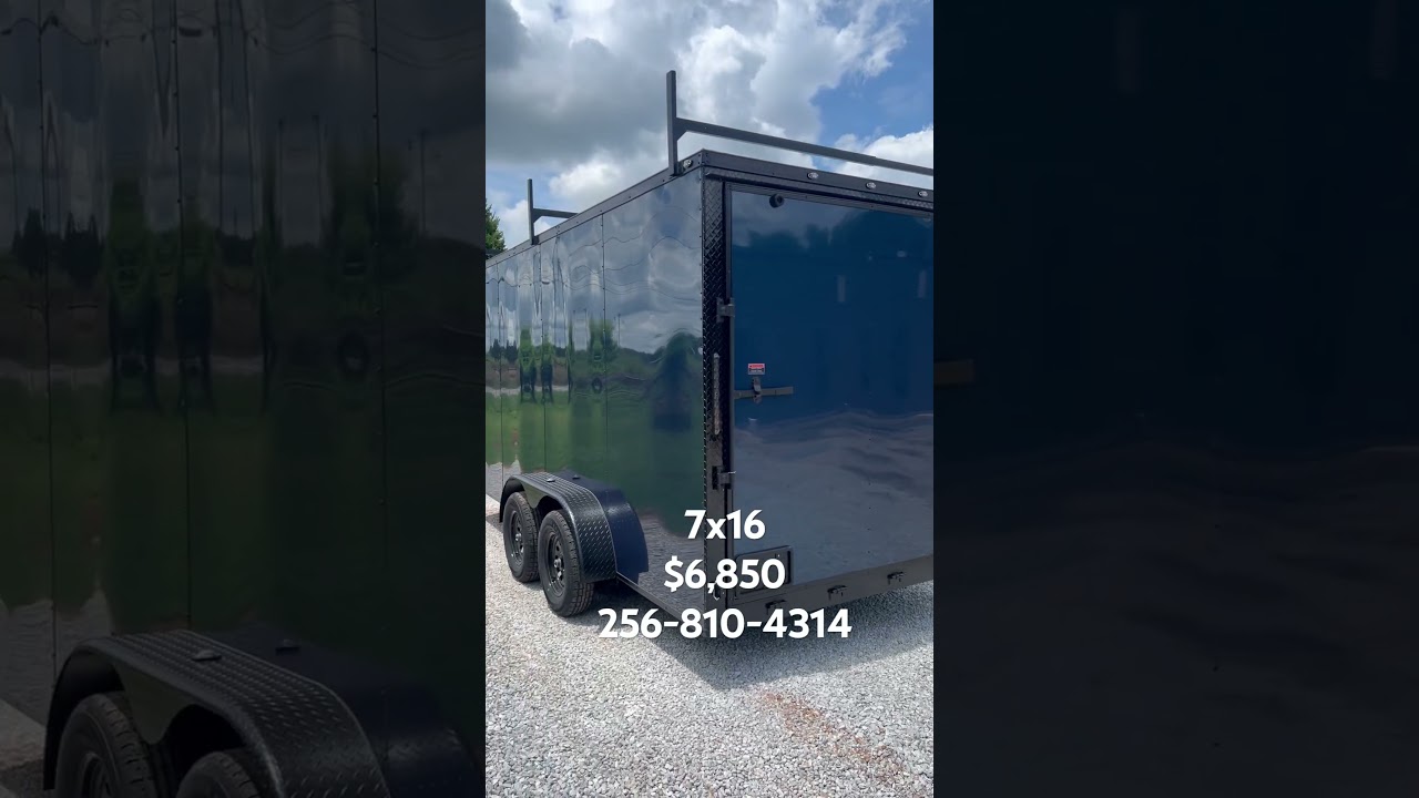 7x16 Enclosed Trailer 