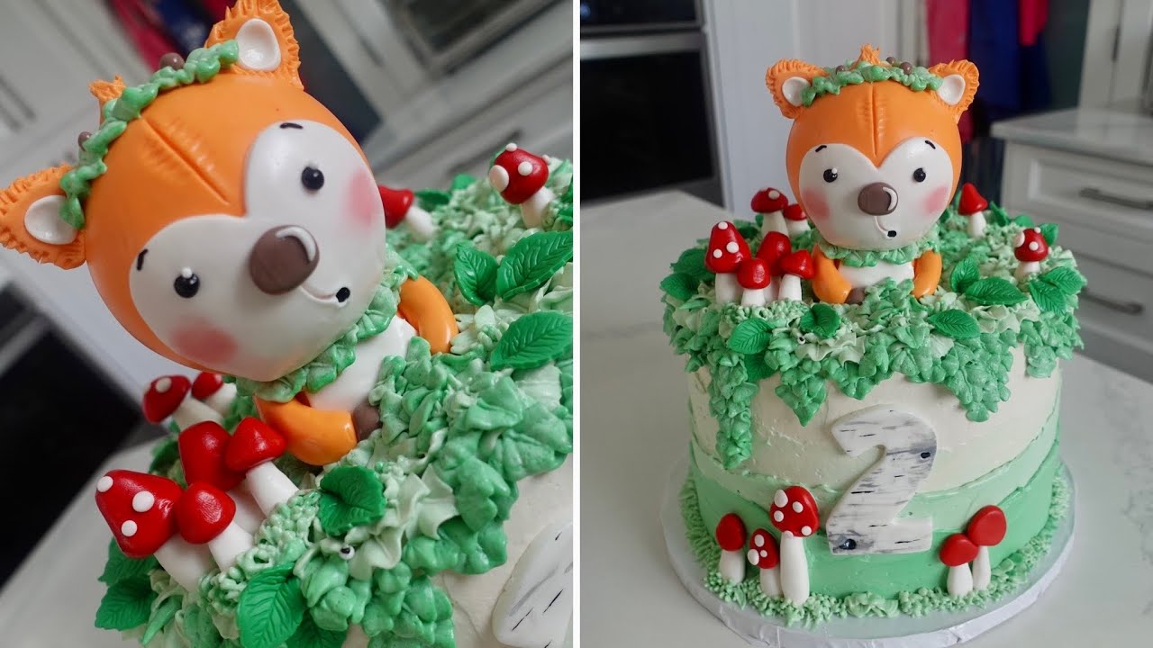 How to Decorate a Woodland Fox Cake | NEW Cake Pricing Tips