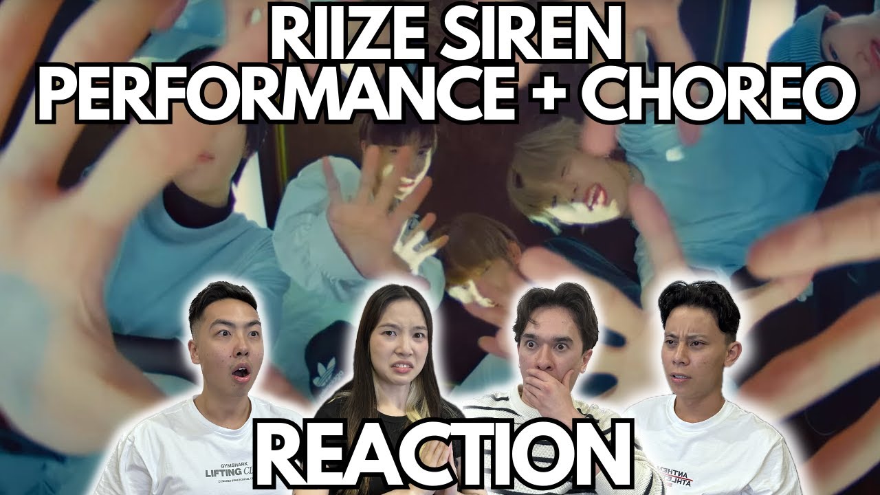 RIIZE 라이즈 'Siren' Performance Video + Dance Practice REACTION!!