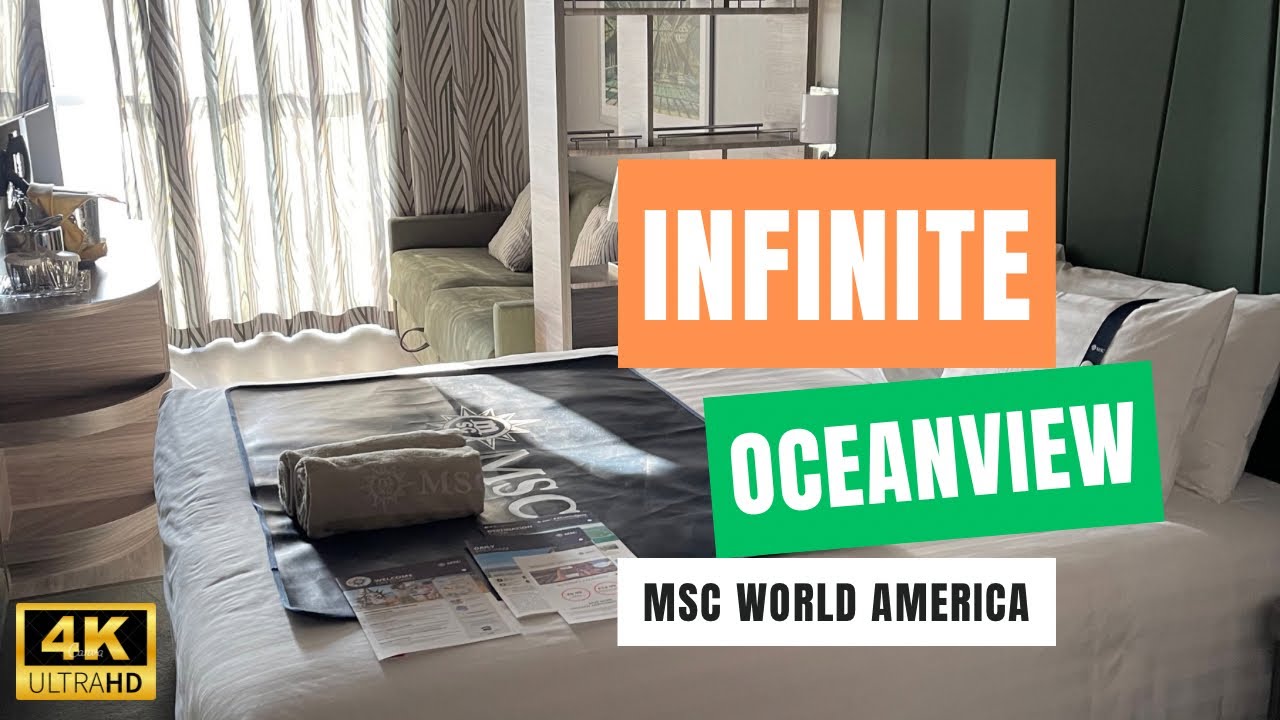 MSC World America | Infinite Oceanview Cabin Tour | 11086