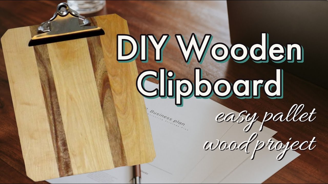 How to Make Your Own Clipboard | Easy DIY Project with Scrap Wood