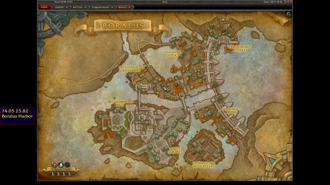 Alliance War Effort Turn in Location WoW BfA