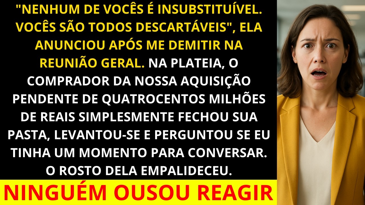 Ela Me Humilhou em Público — Então Usei o Contrato de 400 Milhões para Acabar com a Carreira Dela !