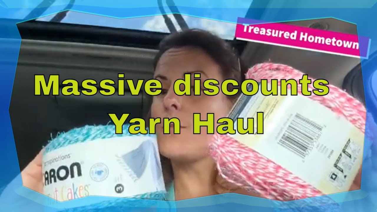Massive Yarn Haul. Scoring Big on Sales, Coupons, and Clearance Deals