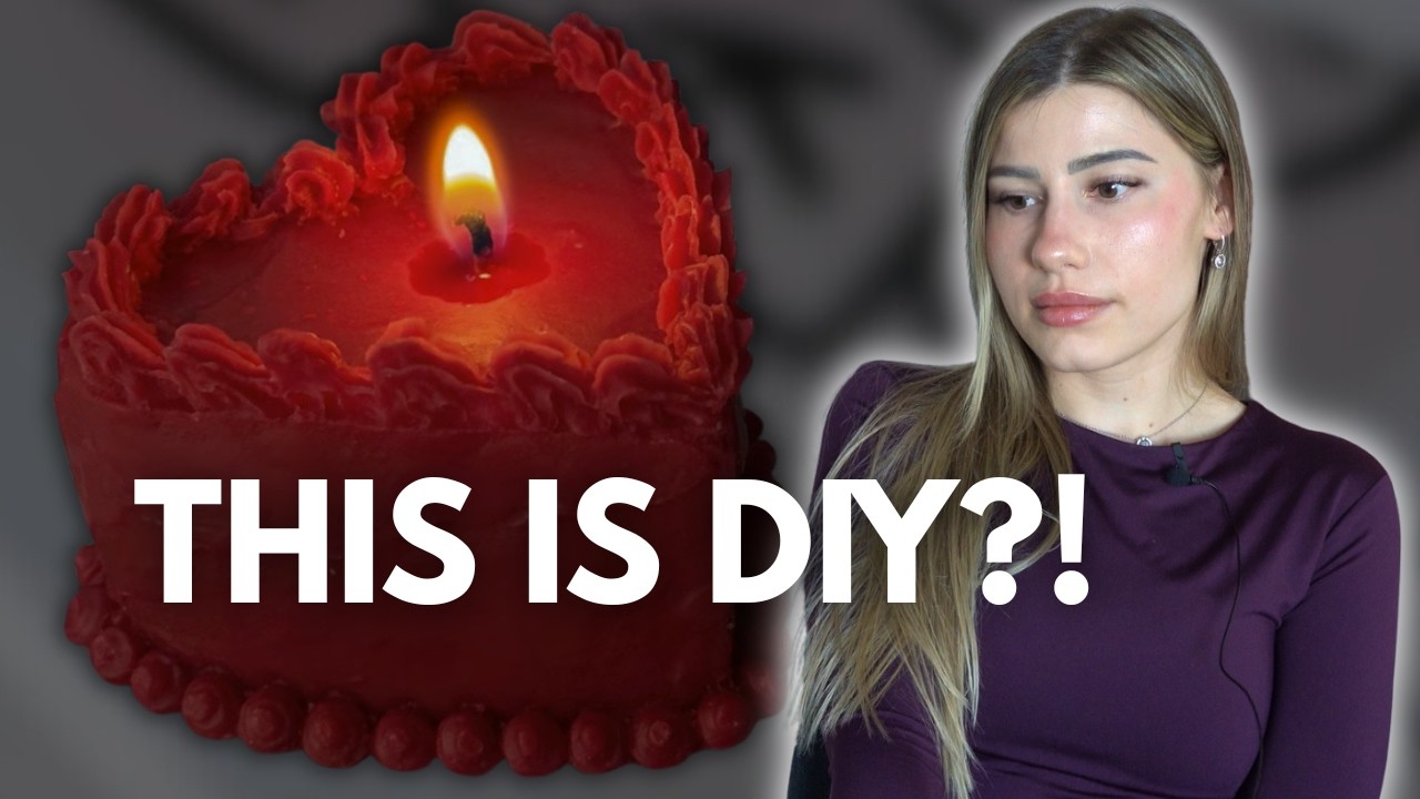 Making a Valentine’s Day Candle Gift Set from Scratch