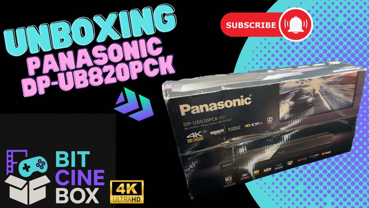 Unboxing Reproductor Ultra HD Blu-Ray 4k Panasonic DP-UB820