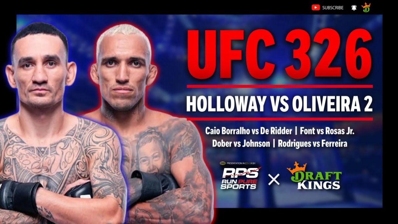MMA DFS & Bets | HOLLOWAY vs OLIVEIRA 2 | 3/7 - UFC 326