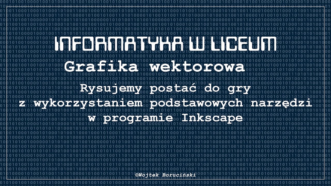 Rysujemy awatar - postać do gry w programie Inkscape