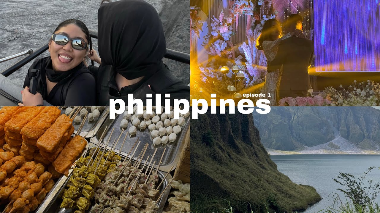 back in the philippines ep.1 | filipino street food, mt. pinatubo + my cousins wedding